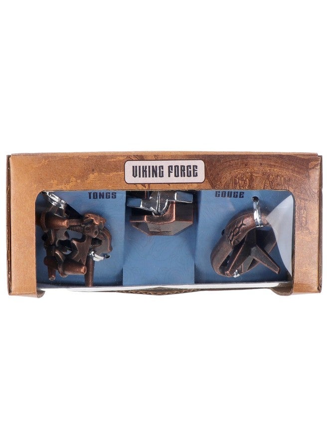 Project Genius True Genius: Viking Forge - 3 Cast Metal Brainteaser Puzzles, Disentanglement Puzzle, Difficulty Level 3-5, Project Genius, Ages 8+ - Image 4